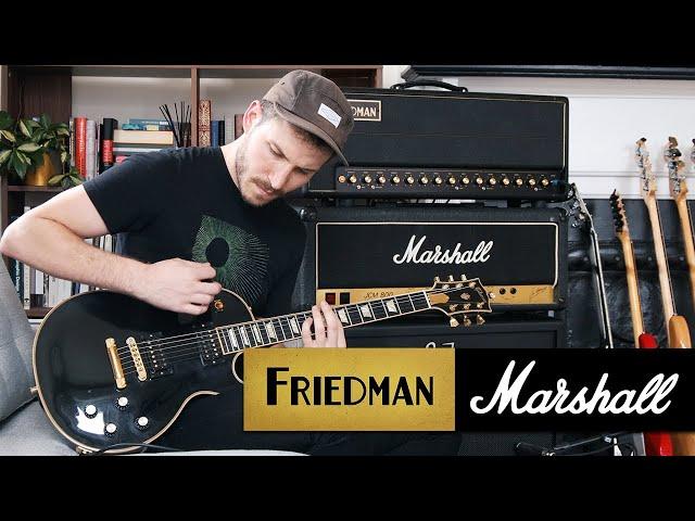 Friedman BE-100 Deluxe vs Marshall JCM800 Round 2! | High Gain