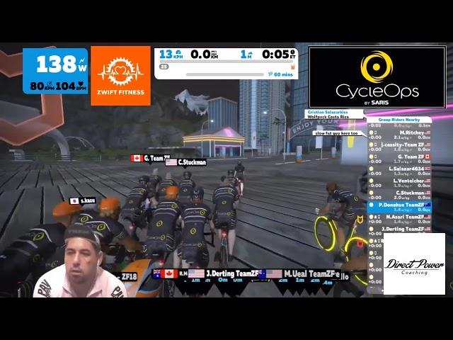 Hilariously fast start to a TeamZF Zwift ride!