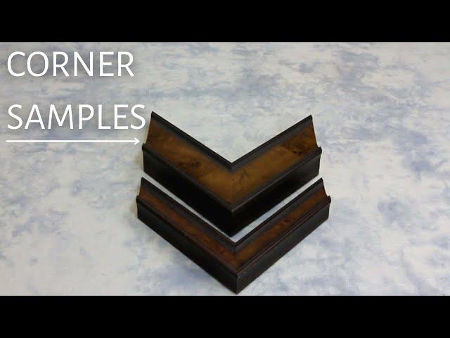 Picture Frame Corner Samples - Brazilian Cherry Burl