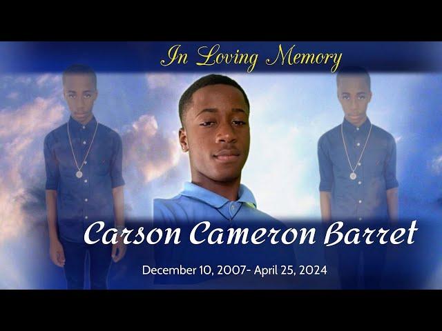 Funeral service for the late Carson Barret