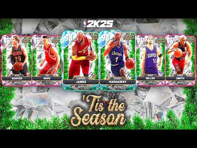 GALAXY OPAL LEBRON JAMES & PINK DIAMOND YAO MING STARRING TIS THE SEASON CARDS IN NBA 2K25 MyTEAM!