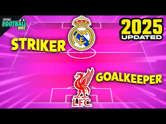 GUESS THE NATIONAL TEAM BY PLAYERS' CLUB | FOOTBALL QUIZ TRIVIA 2025