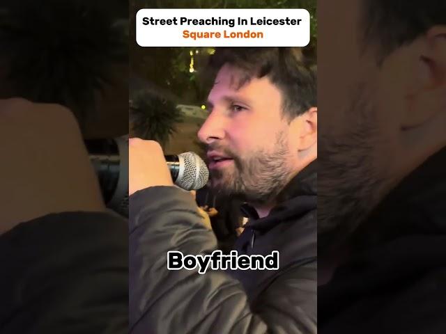 Street Preaching in Leicester Square London