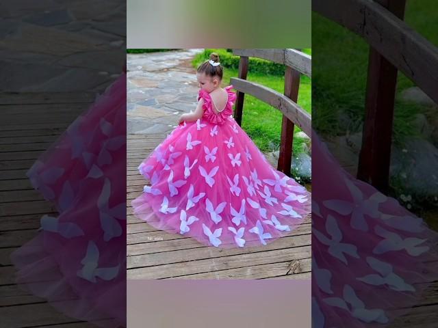 stylish party wear princess lehenga gawn design for baby girls #beautiful #gawn #design #babygirl