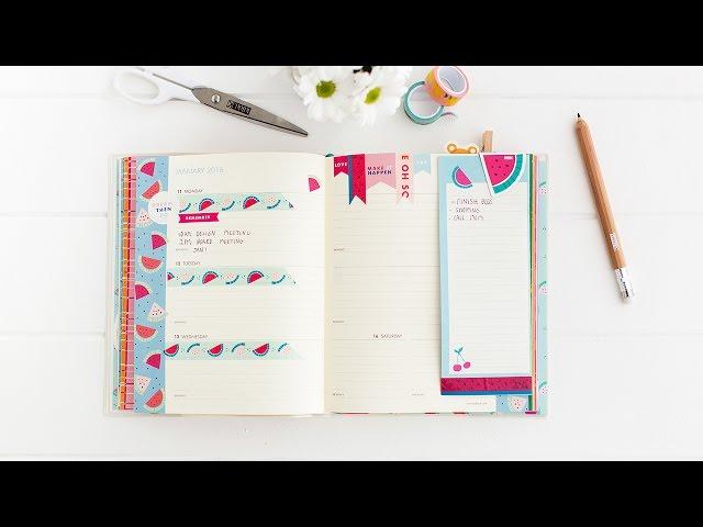 How to Organise your kikki.K Cute Diary