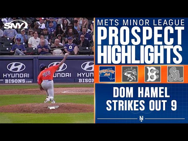 Mets prospect Dom Hamel strikes out nine for Triple-A Syracuse | SNY