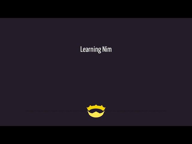 Dominik Picheta: An intro to Nim for the uninitiated (NimConf 2020)