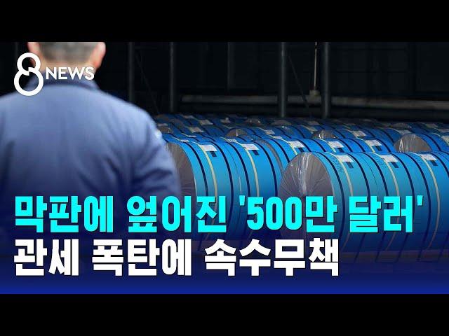 막판에 엎어진 '500만 달러'…관세 폭탄에 비명 퍼진다 / SBS 8뉴스