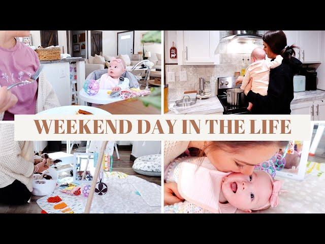 WEEKEND VLOG DAY IN THE LIFE | FIRST TIME MAMA TO A 5 MONTH OLD BABY GIRL 