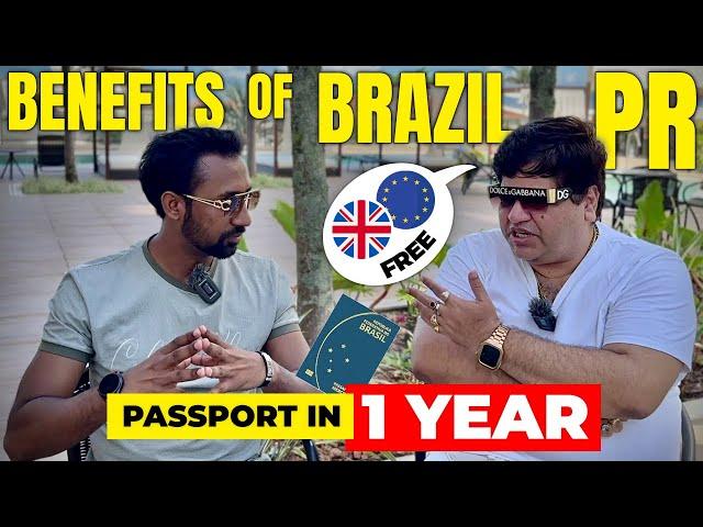 WHY You Should Get a PR of BRAZIL | How to Get Permanent Residence | Nationality Passport | ब्राज़िल