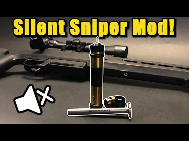 How to Make Your Airsoft Sniper Silent! (Tac41)