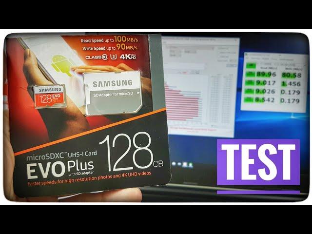 SAMSUNG Evo Plus 128GB UHS-I U3 - TEST memory card