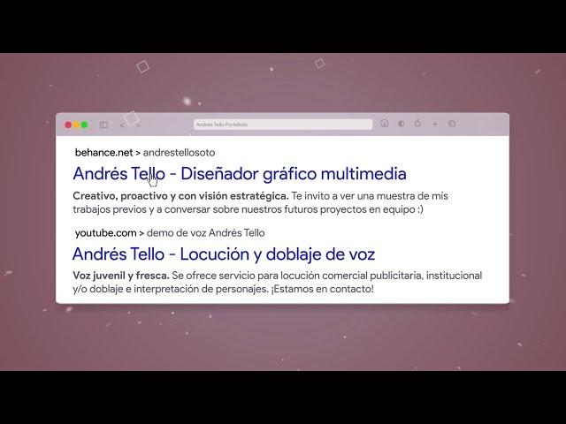 Reel Audiovisual (2020) - Andrés Tello