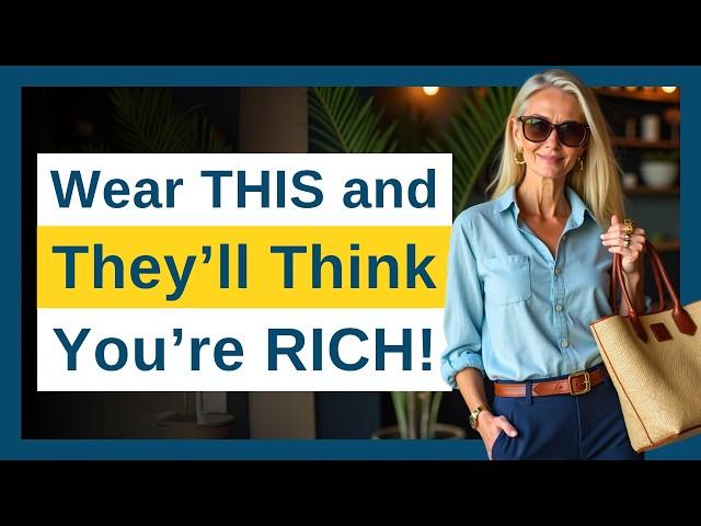 6 Secrets ELEGANT WOMEN Over 50 Use to Look RICH with OLD MONEY Style Instantly