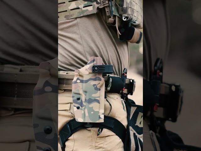 Multicam Level 2 Retention Holster from Daraholsters.com #level2holster #dutyholster #multicam