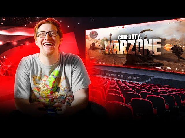 BIGGEST WARZONE SETUP EVER (MOVIE THEATER)