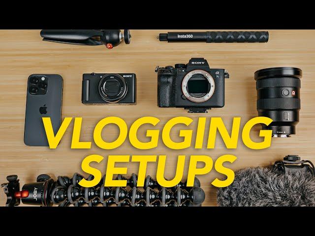 Best Vlogging Camera Setups - Beginner to Professional