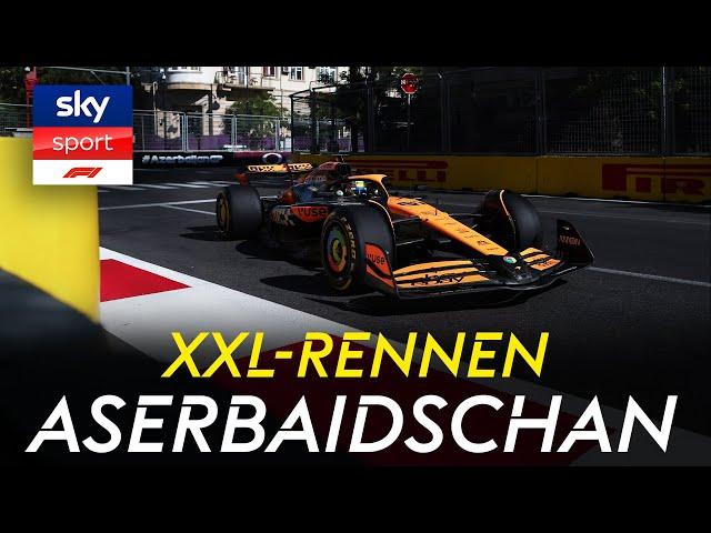 Crash beim Renn-Drama in Baku! | Rennen - XXL Highlights | Großer Preis von Aserbaidschan | Formel 1