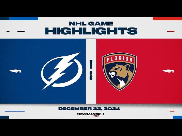 NHL Highlights | Lightning vs. Panthers - December 23, 2024