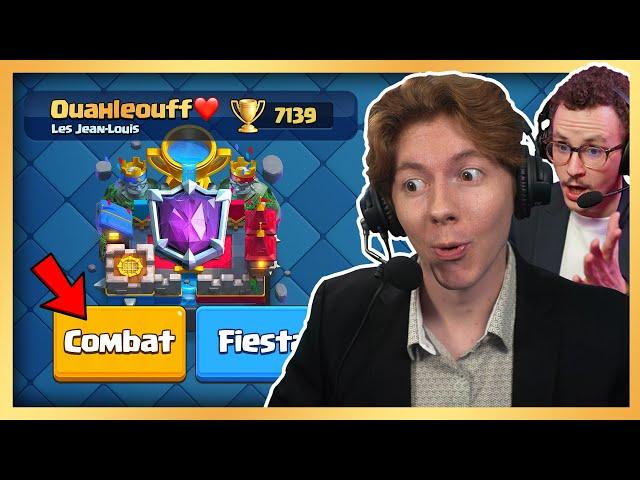 JE JOUE sur le COMPTE DE OUAHLEOUFF (à 7100 trophées) !! - Clash Royale