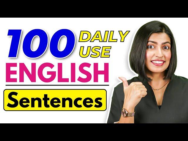 दिमाग में छप जायेंगे 100 Daily Use English Sentences, English Speaking Practice | EnglishConnection