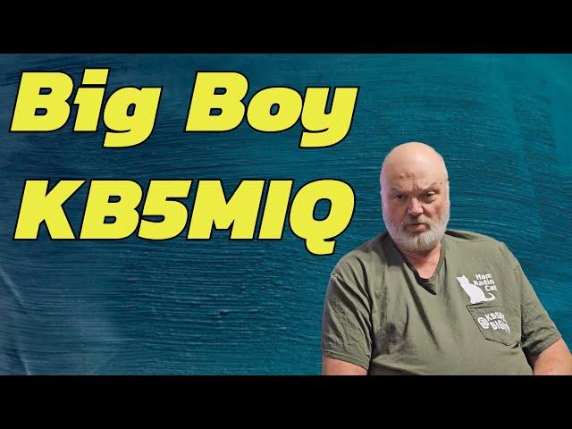 Talkin about radios with Big Boy - KB5MIQ