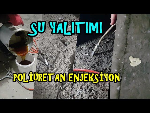 #POLİÜRETAN #ENJEKSİYON #SU #YALITIMI NEDİR , NASIL YAPILIR ? / İKİ FARKLI TEMEL ARASI SU YALITIMI