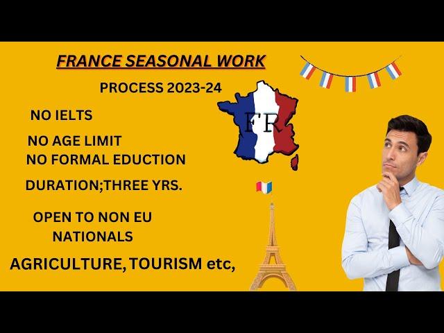 France Seasonal Work Visa Process 2023 (Explained)