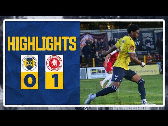 HIGHLIGHTS | St Albans City vs Welling Utd | National League South | 19th October 2024