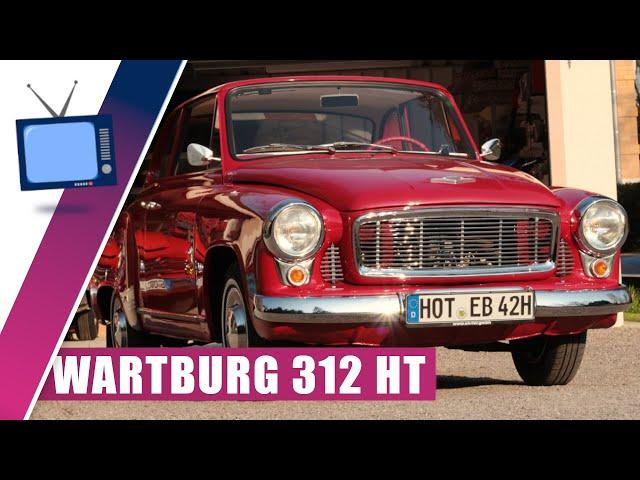 IFA Wartburg 312 HT presented. One of 709 312 Hardtop Cabriolets built in East Germany. VEB