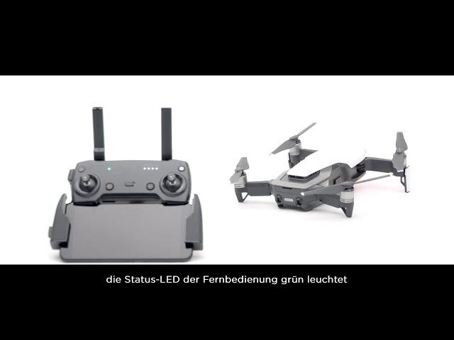 DJI Mavic Air Einführungsvideo | Verbindung zwischen Fernbedienung und Fluggerät herstellen