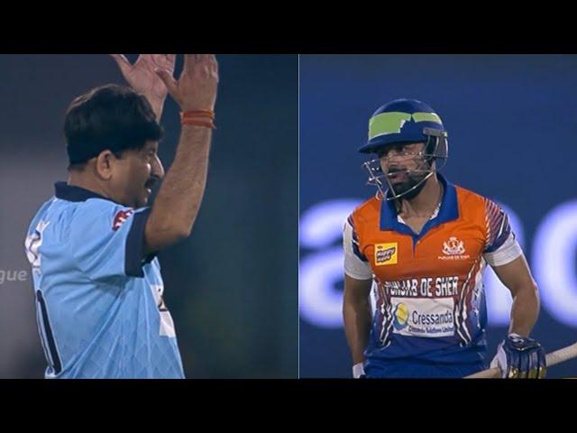 Mayur Mehta's dazzling shots in Manoj Tiwari's bowling | Punjab De Sher vs Bhojpuri Dabangs | CCL