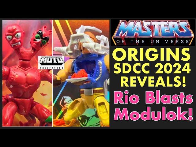 MOTU ORIGINS – SDCC 2024 Reveals! Rio Blasts Modulok!