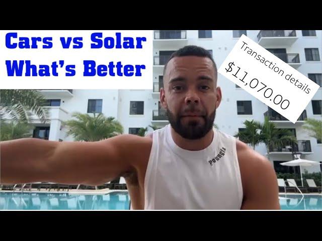 Car Sales VS Solar Sales Pros and Cons