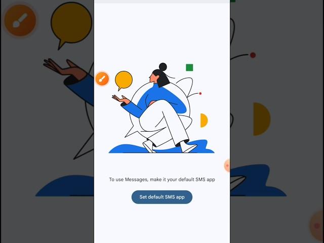 Set Default Sms App 2024 #shorts #short #shortvideo #youtubeshorts