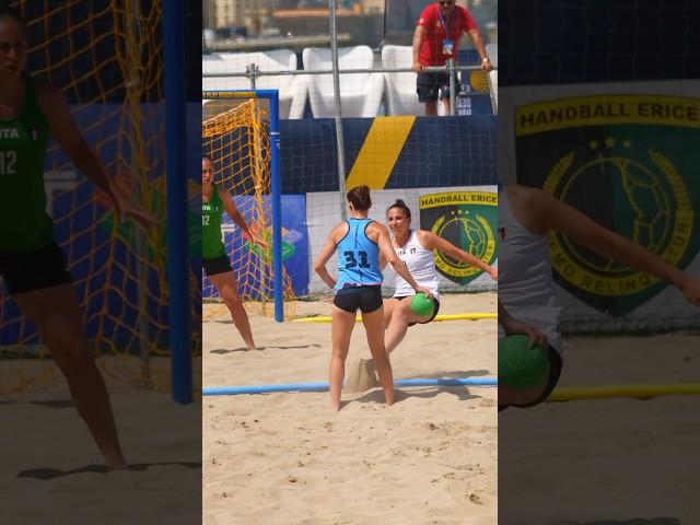 At this moment she knew...  #handball #beachhandball #ebtfinals #ehf
