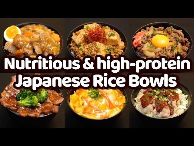 6 Ways to Make Nutritious & High-Protein Japanese Rice Bowls