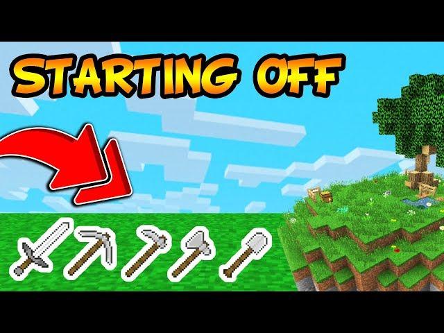 Starting the Island and the Series - McCentral Skyblock Series Ep. 1