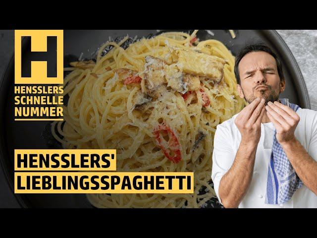 Schnelles Hensslers' Lieblingsspaghetti Rezept von Steffen Henssler