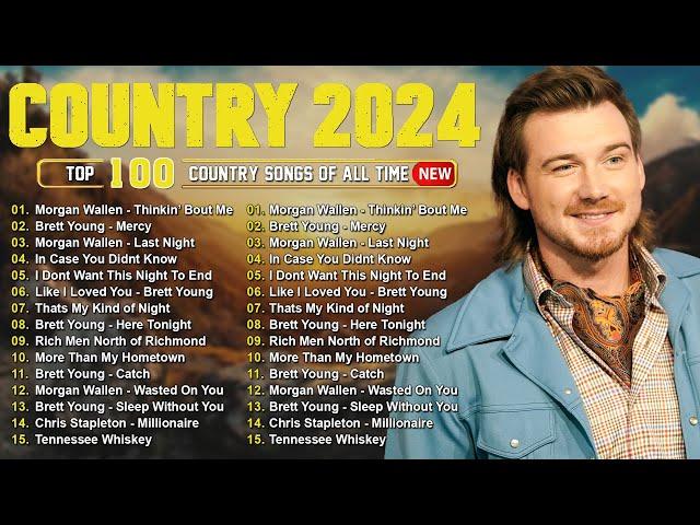 Country Music 2024 - Morgan Wallen, Kane Brown, Luke Bryan, Brett Young, Luke Combs, Chris Stapleton