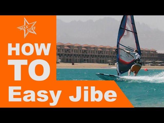 Windsurfing Tutorial How to Easy Jibe or Carve Jibe / Gybe technique tips