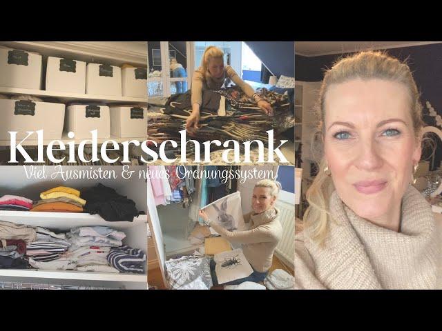 KLEIDERSCHRANK - Ausmisten & ein neues Ordnungssystem finden