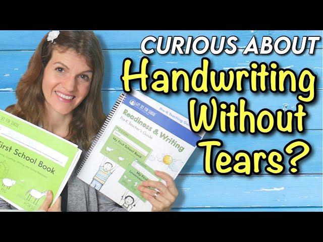 HOW TO USE HANDWRITING WITHOUT TEARS REVIEW || PRESCHOOL FLIP THROUGH W/ MANIPULATIVES