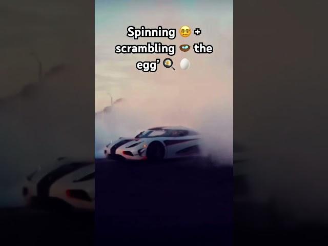 Would you ‍ Spin your Egg’?#Koenigsegg #agera #regera #donuts #shorts #shortsvideo #short #egg