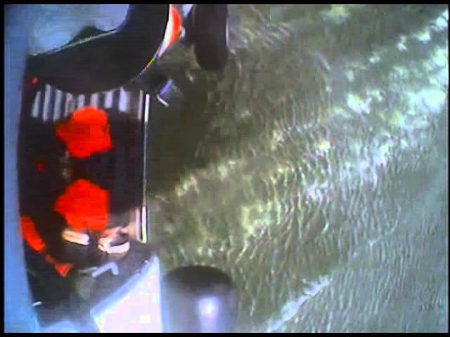 Coast Guard aviation survival technician outside Columbia River Bar entrance