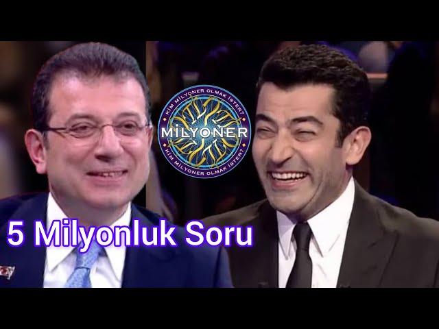 Ekrem İmamoğlu Kim Milyoner Olmak İster 5 Milyonluk Soru