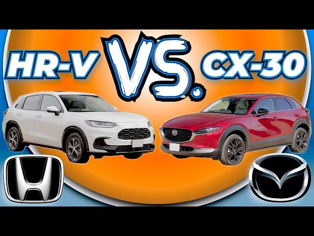 Honda HRV VS the Mazda CX-30 comparison // Battle of the subcompacts