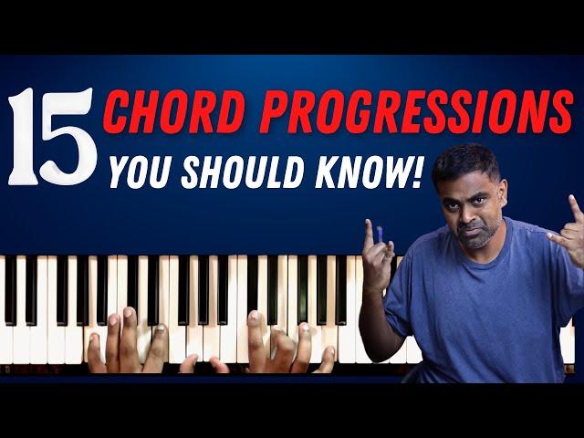 15 of the MOST Popular Chord Progressions on Piano