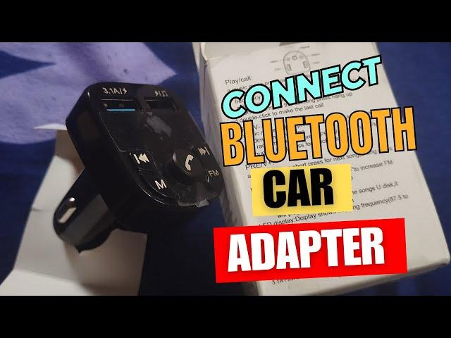 How to Connect a Bluetooth Car Adapter that Has an FM Transmitter