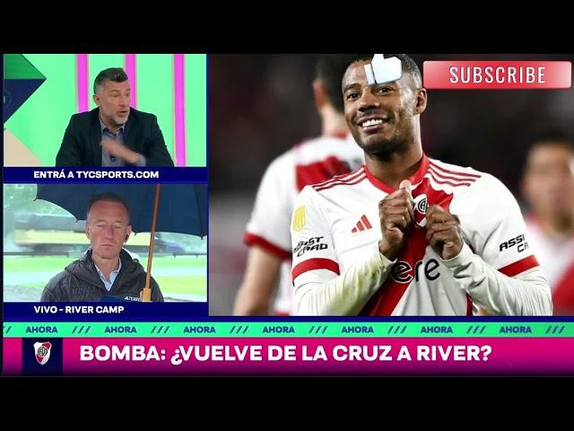 Bombazo vuelve NICO DE LA CRUZ a River Plate? 